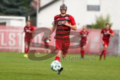 Regionalliga Bayern - Saison 2017/2018 - FC Ingolstadt 04 II - VFR Garching - Moritz Hartmann FCI II mit Gesichtsmaske - Foto: Meyer Jürgen