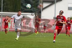 Regionalliga Bayern - Saison 2017/2018 - FC Ingolstadt 04 II - VFR Garching - Moritz Hartmann FCI II mit Gesichtsmaske - Foto: Meyer Jürgen