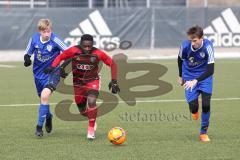 Testspiel - U15 - FC Ingolstadt 04 - SpVgg Kaufbeuren - Eliot Muteba (11 FCI) mitte im Angriff