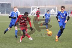 Testspiel - U15 - FC Ingolstadt 04 - SpVgg Kaufbeuren - Eliot Muteba (11 FCI) mitte im Angriff