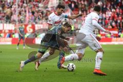 2. Bundesliga - FC Ingolstadt 04 - 1. FC Köln - Thomas Pledl (30, FCI) Czichos, Rafael (5 Köln)