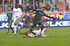 2. Bundesliga - FC Ingolstadt 04 - 1. FC Köln - Thomas Pledl (30, FCI) Hector, Jonas (14 Köln)