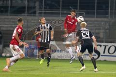 2. Bundesliga - SV Sandhausen - FC Ingolstadt 04 - Stefan Kutschke (20, FCI) Kopfball, Philipp Klingmann (24 SV) wehrt ab