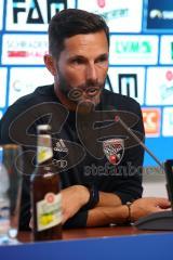 2. Bundesliga - Fußball - 1. FC Magdeburg - FC Ingolstadt 04 - Pressekonferenz nach dem Spiel, Cheftrainer Stefan Leitl (FCI)