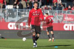 2. BL - Saison 2018/2019 - Holstein Kiel - FC Ingolstadt 04 - Stefan Kutschke (#20 FCI) beim warm machen -  Foto: Meyer Jürgen