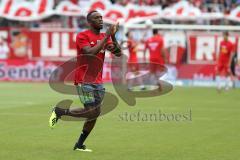 2. Bundesliga - Fußball - SV Jahn Regensburg - FC Ingolstadt 04 - Osayamen Osawe (14, FCI) vor dem Spiel