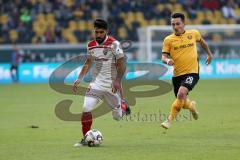 2. Bundesliga - SG Dynamo Dresden - FC Ingolstadt 04 - Almog Cohen (8, FCI) Baris Atik (28 Dresden)