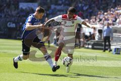 2. Bundesliga - Arminia Bielefeld - FC Ingolstadt 04 - Cedric Brunner (27 Bielefeld) Paulo Otavio (6, FCI)