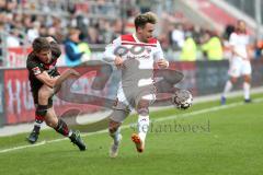 2. Bundesliga - FC St. Pauli - FC Ingolstadt 04 - Daniel Buballa (15 Pauli) Thomas Pledl (30, FCI)