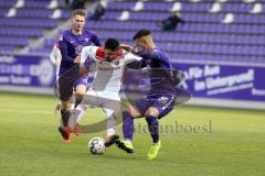 2. Bundesliga - FC Erzgebirge Aue - FC Ingolstadt 04 - Almog Cohen (8, FCI) Filip Kusic (Aue 36)