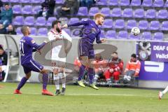 2. Bundesliga - FC Erzgebirge Aue - FC Ingolstadt 04 - Malcolm Cacutalua (Aue 21) Christian Träsch (28, FCI)