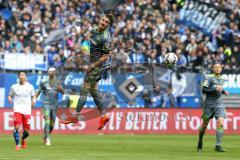 2. Bundesliga - Hamburger SV - FC Ingolstadt 04 - Stefan Kutschke (20, FCI) Marcel Gaus (19, FCI)