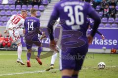 2. Bundesliga - FC Erzgebirge Aue - FC Ingolstadt 04 - Sonny Kittel (10, FCI)  Schuß Tor Jubel Führung 0:1