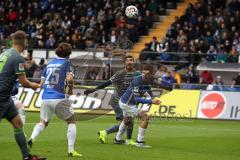 2. Bundesliga - SV Darmstadt 98 - FC Ingolstadt 04 - Darío Lezcano (11, FCI) am Tor gefährlich, Stark, Yannick (Darmstadt 25)