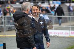 2. Bundesliga - SV Darmstadt 98 - FC Ingolstadt 04 - Cheftrainer Jens Keller (FCI) und Cheftrainer Dirk Schuster (Darmstadt)