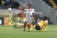 2. Bundesliga - SG Dynamo Dresden - FC Ingolstadt 04 - Frederic Ananou (2, FCI) Moussa Koné (14 Dresden)