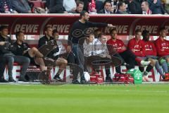 2. BL - Saison 2018/2019 - 1. FC Köln - FC Ingolstadt 04 - Alexander Nouri (Cheftrainer FCI) nicht zufrieden - Anweisungen - Foto: Meyer Jürgen