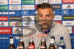 2. Bundesliga - Hamburger SV - FC Ingolstadt 04 - Pressekonferenz nach dem Spiel, Cheftrainer Tomas Oral (FCI), Sieg FCI 0:3