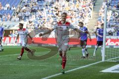 2. Bundesliga - Arminia Bielefeld - FC Ingolstadt 04 - Tor Stefan Kutschke (20, FCI) Jubel 0:2