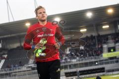 2. Bundesliga - SV Sandhausen - FC Ingolstadt 04 - Torwart Philipp Heerwagen (1, FCI) erster Einsatz