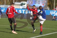 2. BL - Saison 2018/2019 - Holstein Kiel - FC Ingolstadt 04 Paulo Otavio (#6 FCI) -Konstantin Kerschbaumer (#7 FCI) -  - Foto: Meyer Jürgen