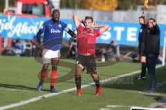 2. BL - Saison 2018/2019 - Holstein Kiel - FC Ingolstadt 04 - Benedikt Gimber (#5 FCI)beim Einwurf - Foto: Meyer Jürgen