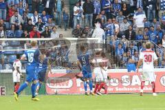 2. Bundesliga - Fußball - 1. FC Magdeburg - FC Ingolstadt 04 - Tor Magdeburg 1:0 Torwart Marco Knaller (16, FCI) kommt nicht hin