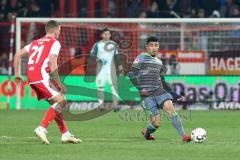 2. Bundesliga - 1. FC Union Berlin - FC Ingolstadt 04 - rechts Paulo Otavio (6, FCI) Grischa Prömel (Union 21)