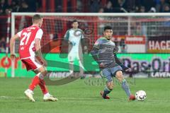 2. Bundesliga - 1. FC Union Berlin - FC Ingolstadt 04 - rechts Paulo Otavio (6, FCI) Grischa Prömel (Union 21)