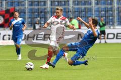 2. Bundesliga - Fußball - 1. FC Magdeburg - FC Ingolstadt 04 - Thomas Pledl (30, FCI) Felix Schiller (5 Magdeburg)