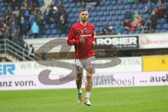 2. Bundesliga - SC Paderborn - FC Ingolstadt 04 - Warmup bei Regen, Mergim Mavraj (15, FCI)