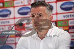 2. Bundesliga - Fußball - 1. FC Heidenheim - FC Ingolstadt 04 - Pressekonferenz nach dem Spiel, Cheftrainer Tomas Oral (FCI)