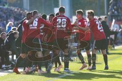 2. BL - Saison 2018/2019 - Holstein Kiel - FC Ingolstadt 04 - Frederic Ananou (#2 FCI) schiesst den 0:2 Führungstreffer - jubel - Foto: Meyer Jürgen