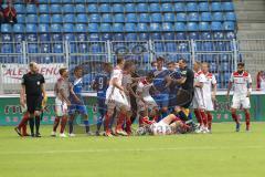 2. Bundesliga - Fußball - 1. FC Magdeburg - FC Ingolstadt 04 - Tumult Marvin Matip (34, FCI) Stefan Kutschke (20, FCI) Aleksandar Ignjovski (18 Magdeburg)