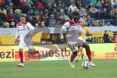 2. Bundesliga - SG Dynamo Dresden - FC Ingolstadt 04 - Konstantin Kerschbaumer (7, FCI) Osayamen Osawe (14, FCI)