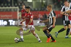 2. Bundesliga - SV Sandhausen - FC Ingolstadt 04 - Almog Cohen (8, FCI) nach der Verletzung erstes Spiel, Maximilian Jansen (27 SV)