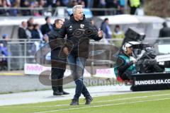 2. Bundesliga - SV Darmstadt 98 - FC Ingolstadt 04 - Cheftrainer Jens Keller (FCI) an der Seitenlinie schreit