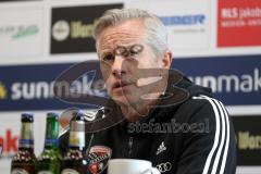 2. Bundesliga - SC Paderborn - FC Ingolstadt 04 - Pressekonferenz nach dem Spiel, Cheftrainer Jens Keller (FCI)