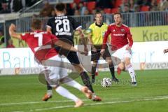 2. Bundesliga - SV Sandhausen - FC Ingolstadt 04 - rechts Marcel Gaus (19, FCI)