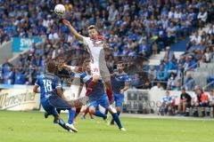 2. Bundesliga - Fußball - 1. FC Magdeburg - FC Ingolstadt 04 - Thomas Pledl (30, FCI) Aleksandar Ignjovski (18 Magdeburg) Rico Preißinger (21 Magdeburg)