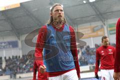 2. Bundesliga - SC Paderborn - FC Ingolstadt 04 - Warmup bei Regen, Björn Paulsen (4, FCI)