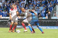 2. Bundesliga - Fußball - 1. FC Magdeburg - FC Ingolstadt 04 - Charlison Benschop (35 FCI) Dennis Erdmann (13 Magdeburg)