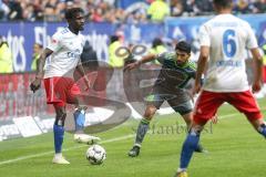 2. Bundesliga - Hamburger SV - FC Ingolstadt 04 - mitte Almog Cohen (8, FCI)