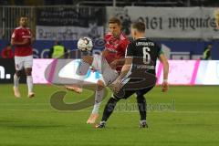 2. Bundesliga - SV Sandhausen - FC Ingolstadt 04 - Konstantin Kerschbaumer (7, FCI) und Denis Linsmayer (6 SV)