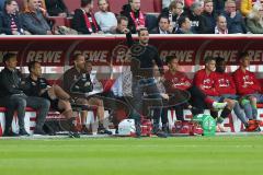 2. BL - Saison 2018/2019 - 1. FC Köln - FC Ingolstadt 04 - Alexander Nouri (Cheftrainer FCI) nicht zufrieden - Anweisungen - Foto: Meyer Jürgen