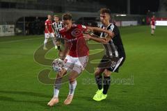 2. Bundesliga - SV Sandhausen - FC Ingolstadt 04 - Zweikampf Thorsten Röcher (29 FCI) Leart Paqarada (19 SV)