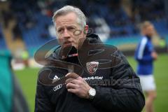 2. Bundesliga - SV Darmstadt 98 - FC Ingolstadt 04 - Cheftrainer Jens Keller (FCI) zum ersten Mal im Spiel, Interview Sky