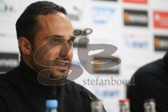 2. Bundesliga - SV Sandhausen - FC Ingolstadt 04 - Pressekonferenz nach dem Spiel Cheftrainer Alexander Nouri (FCI) Niederlage 4:0