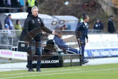 2. Bundesliga - SV Darmstadt 98 - FC Ingolstadt 04 - Cheftrainer Jens Keller (FCI) an der Seitenlinie schreit