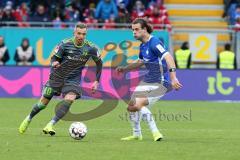 2. Bundesliga - SV Darmstadt 98 - FC Ingolstadt 04 - Sonny Kittel (10, FCI) Stark, Yannick (Darmstadt 25)